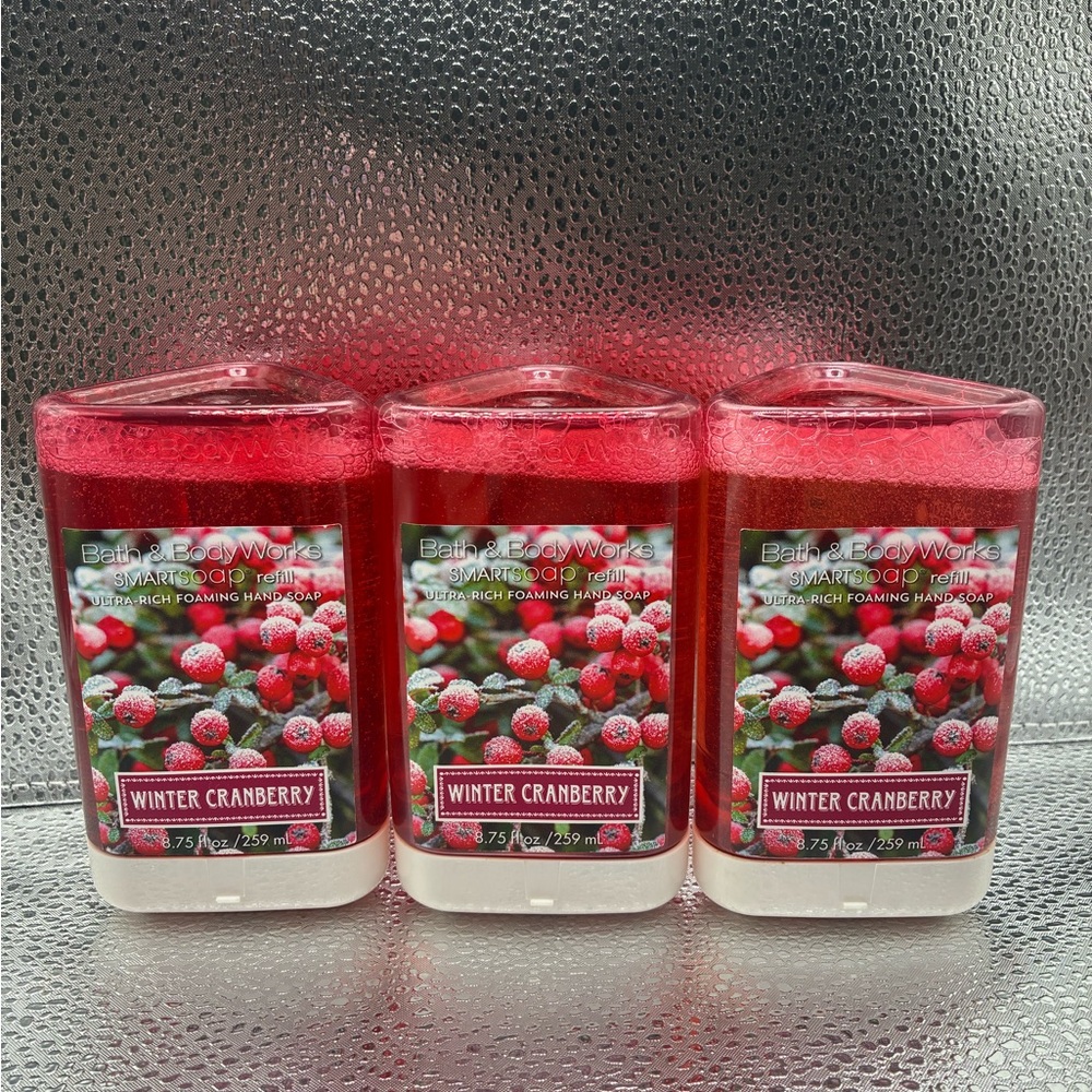 Bath & Body Works Winter Cranberry Foaming Hand Soap Refill - Set of 3
